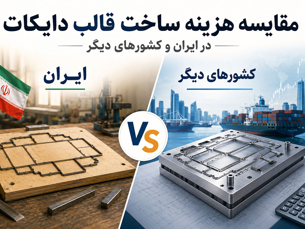 مقایسه هزینه ساخت قالب دایکات در ایران و کشورهای دیگر